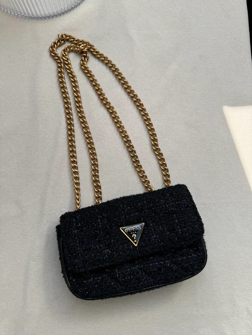 Guess black tweed