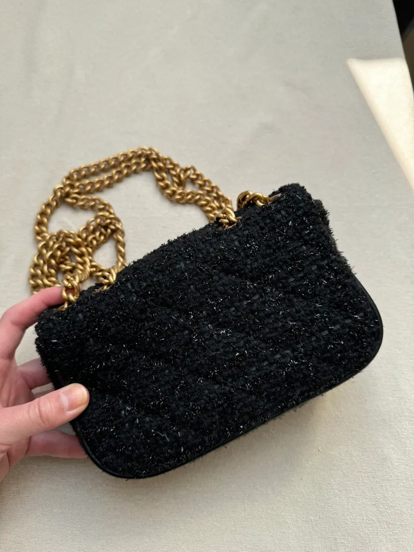 Guess black tweed