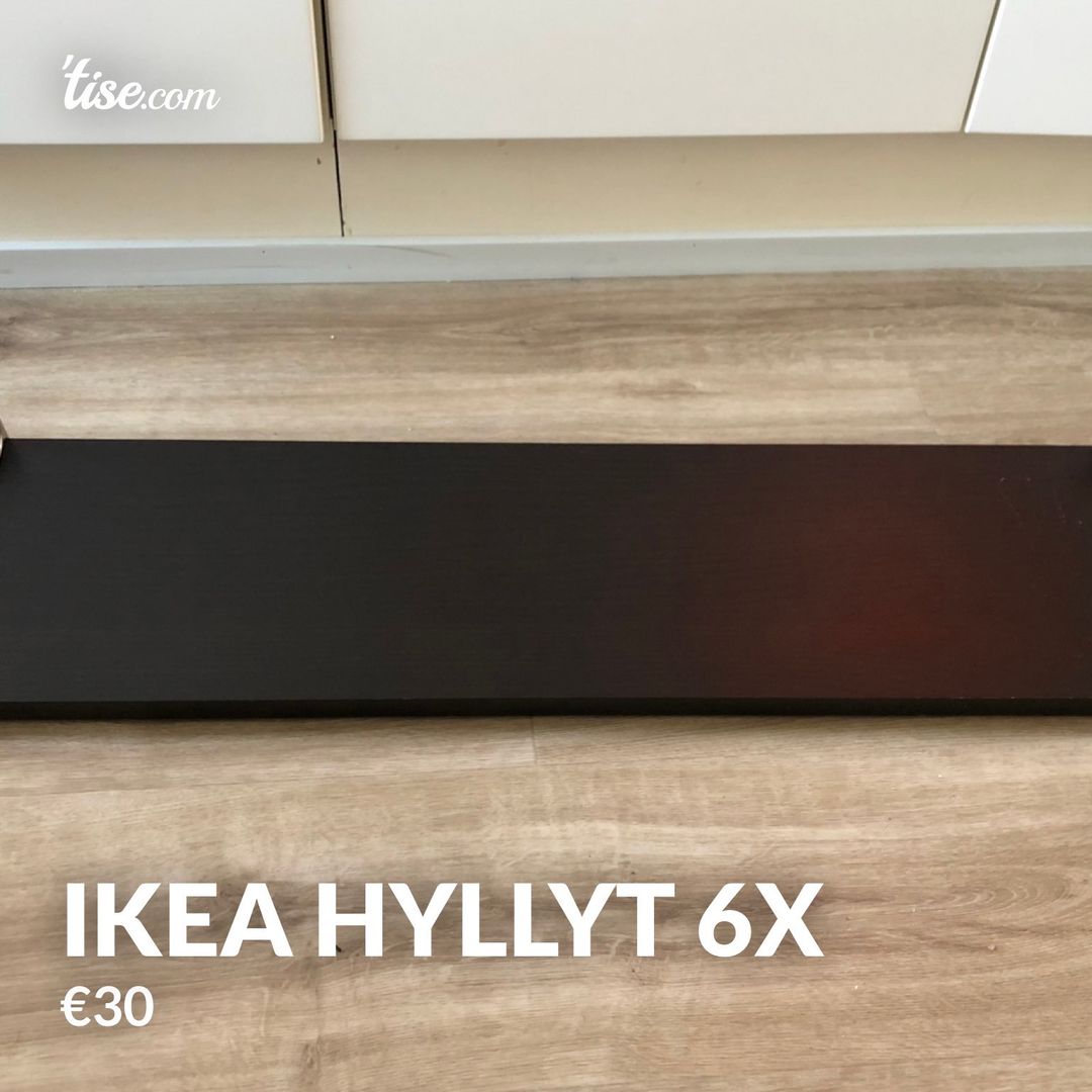 IKEA hyllyt 6x