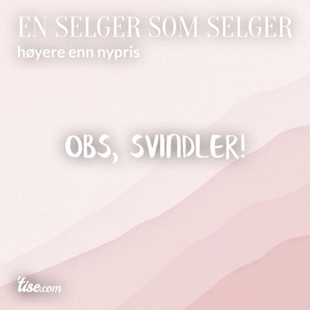 En selger som selger