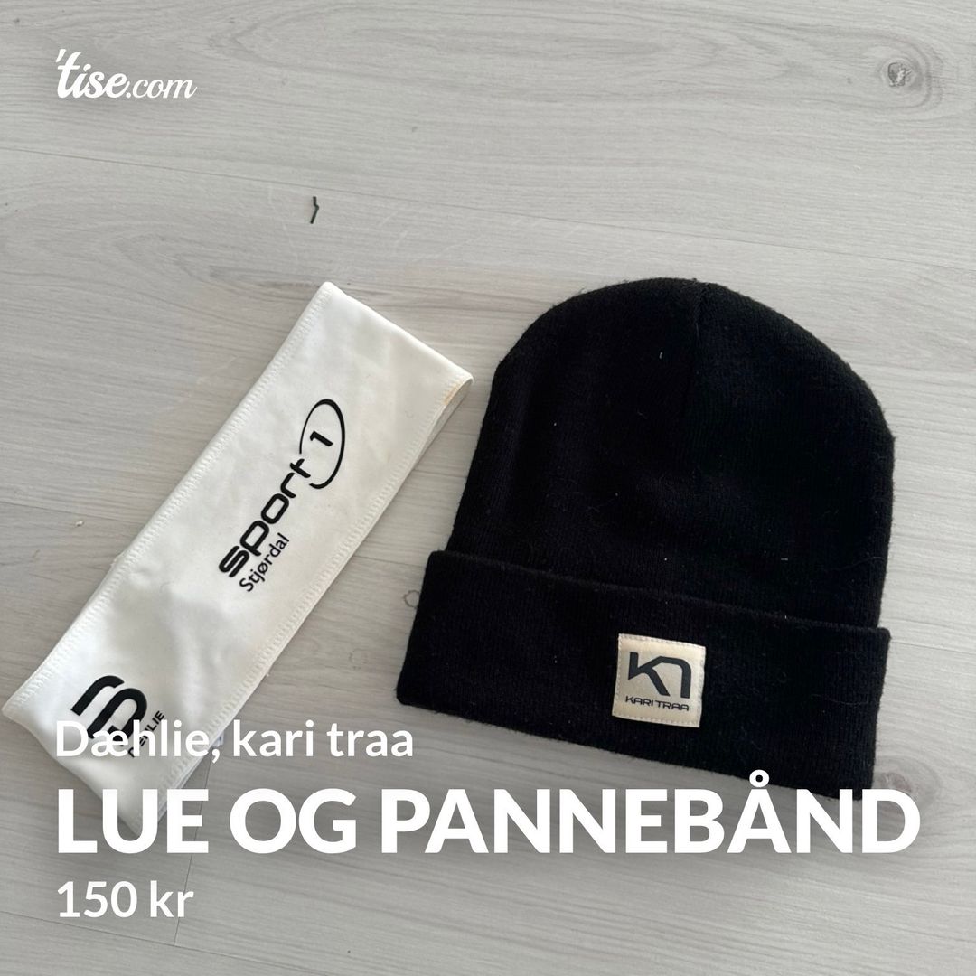 Lue og pannebånd