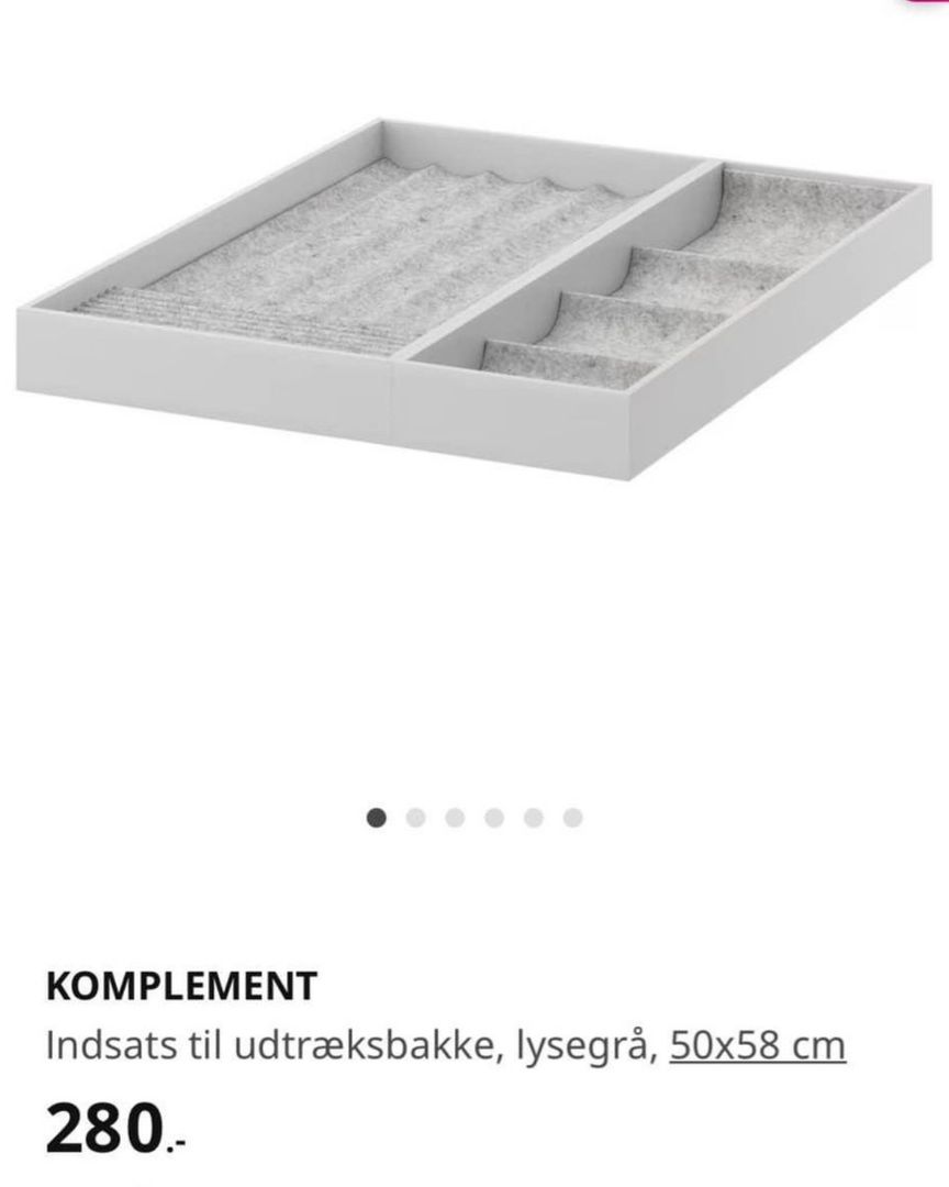 Ikea smykkeskuffe