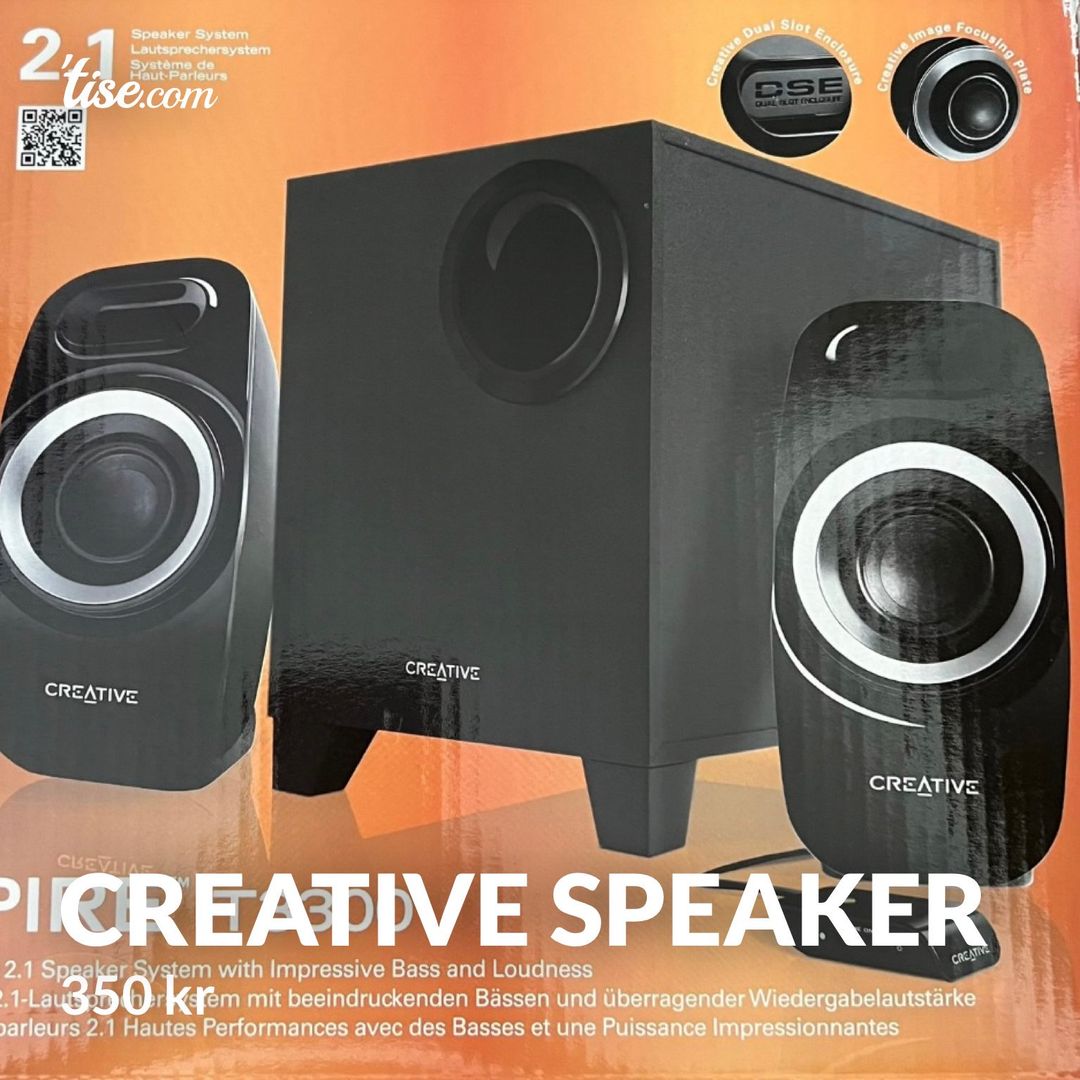 Creative speaker