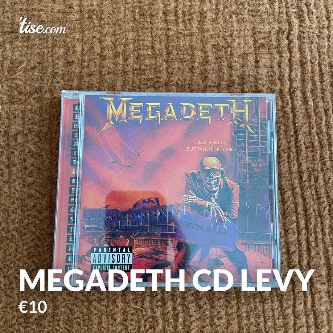 Megadeth CD levy