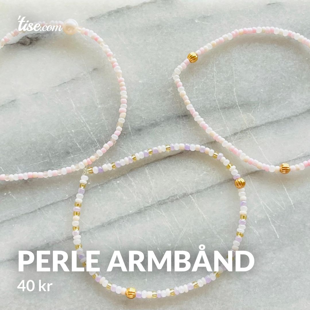 Perle armbånd