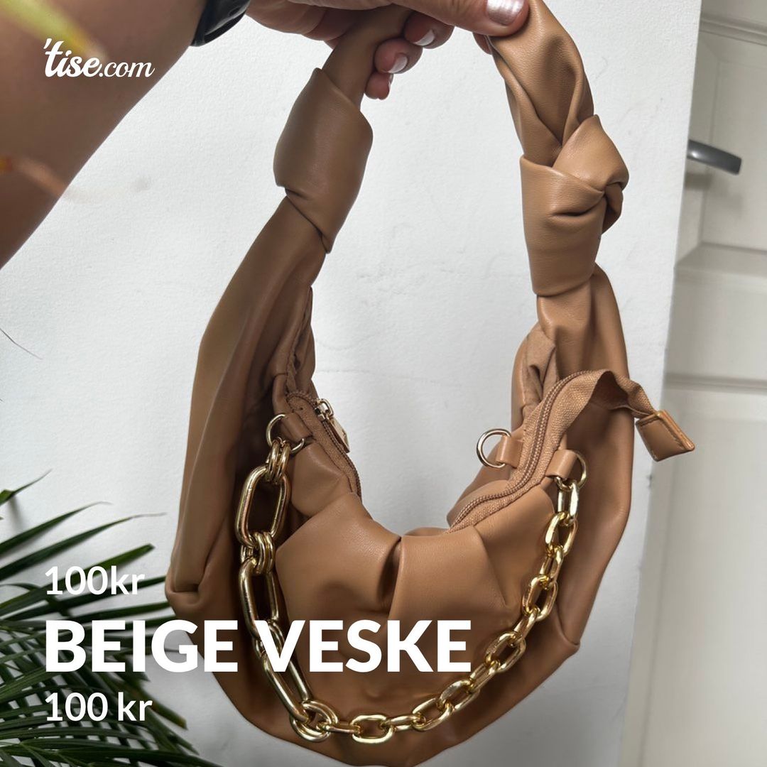 Beige veske