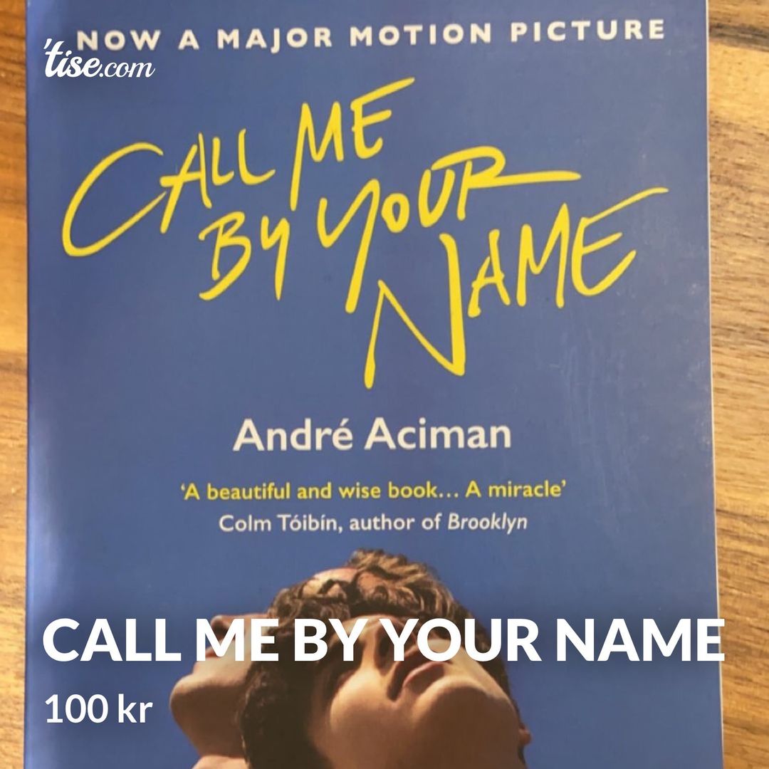 Call me by your name