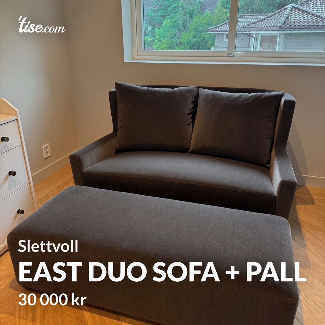 East duo sofa + pall