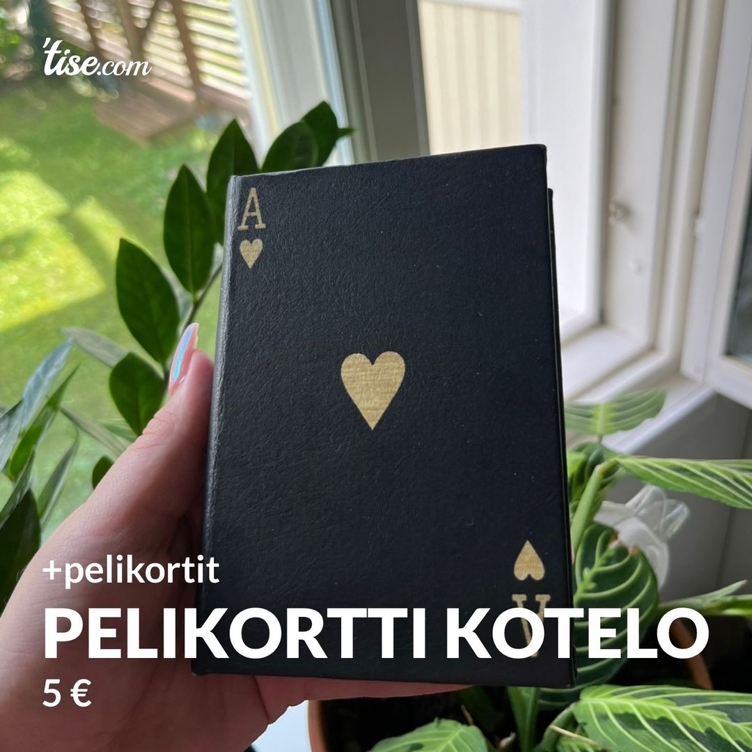 pelikortti kotelo