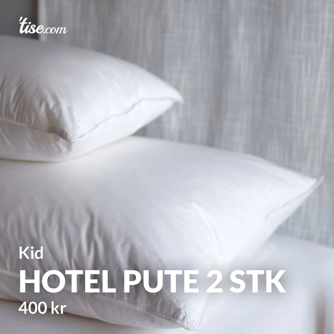 Hotel pute 2 stk