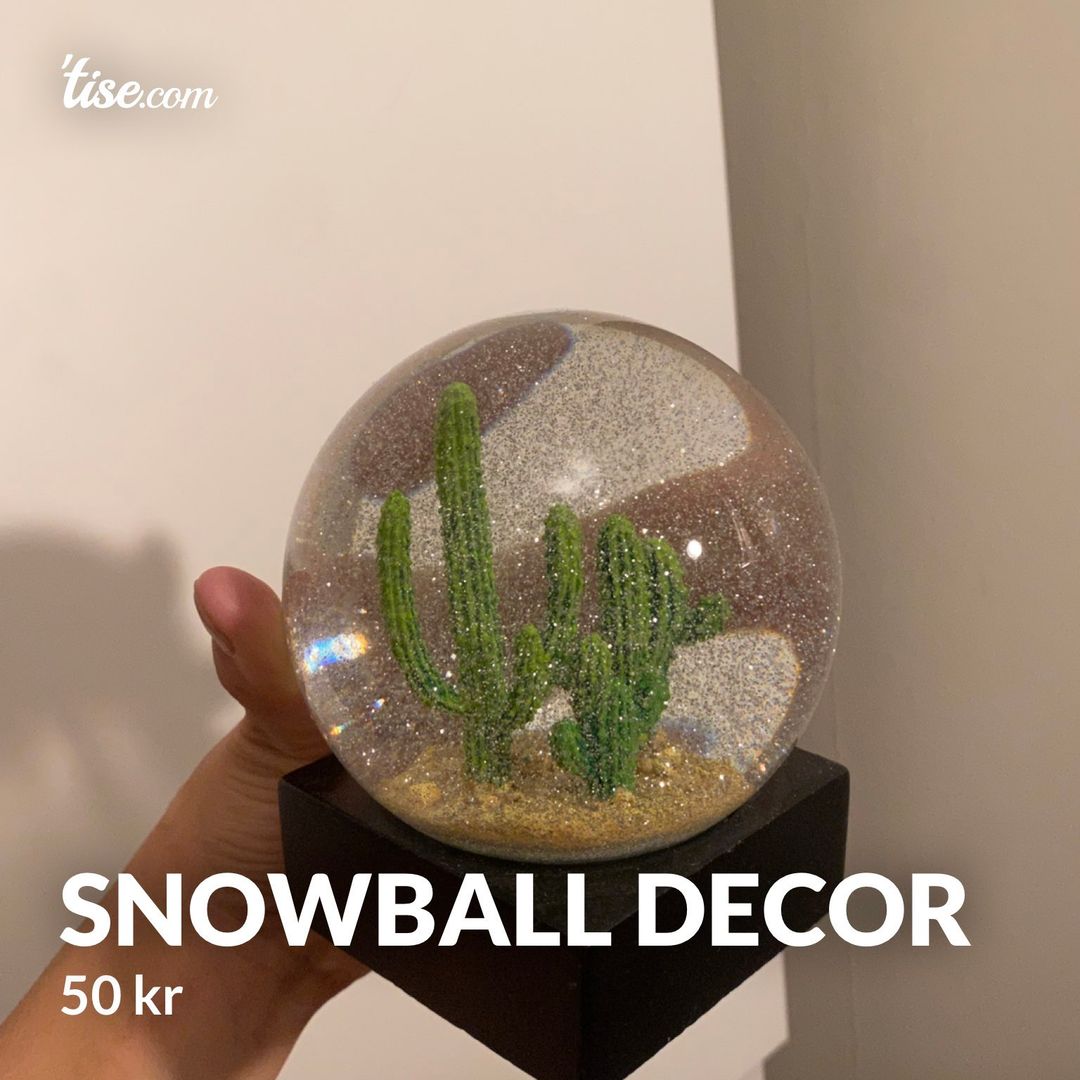 Snowball decor