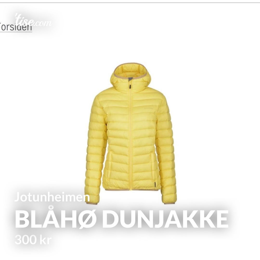 Blåhø Dunjakke