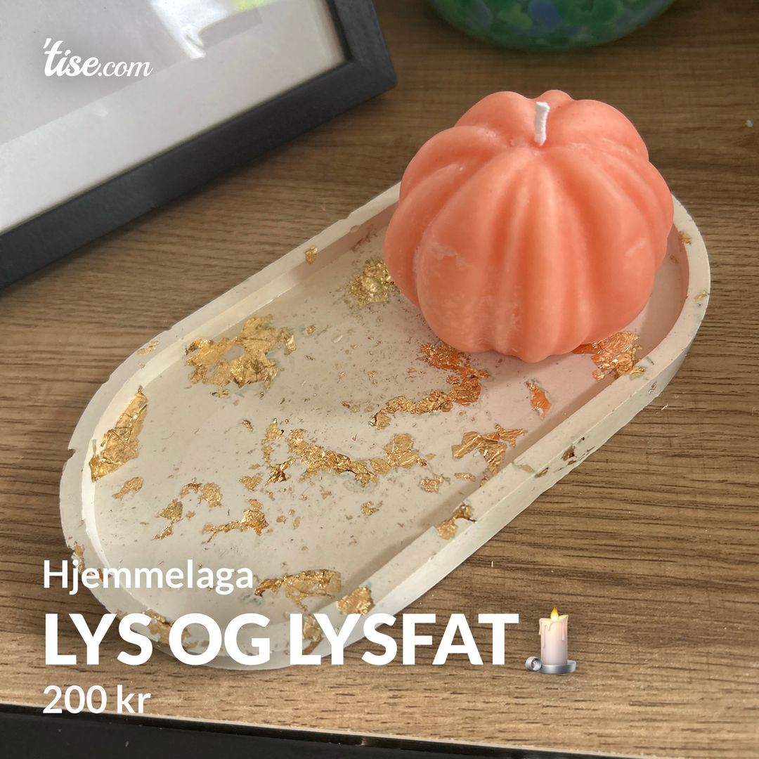 Lys og lysfat🕯️