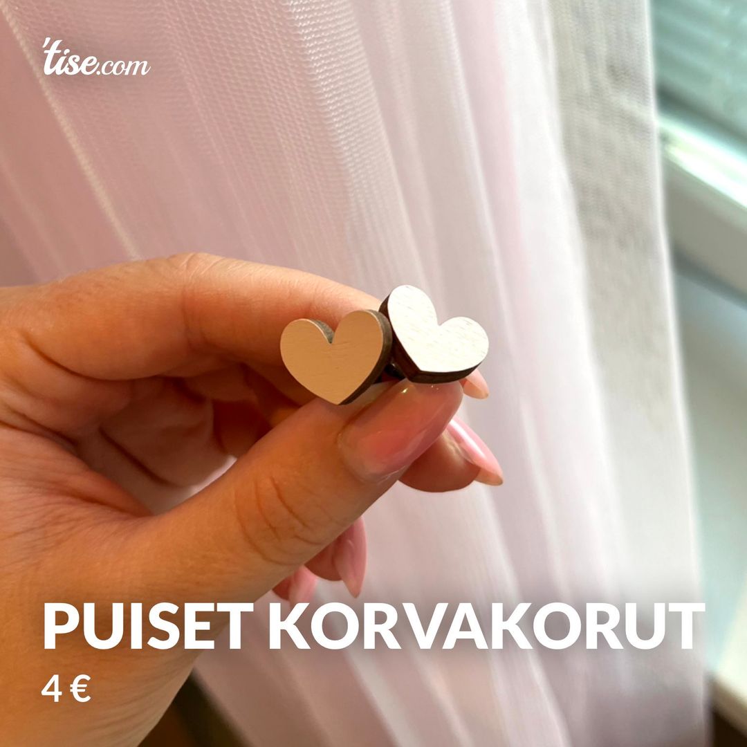 Puiset korvakorut