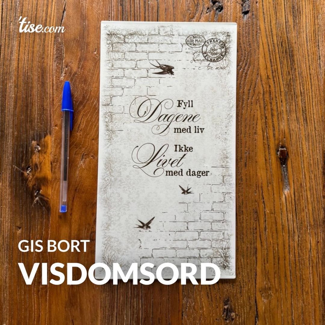 Visdomsord