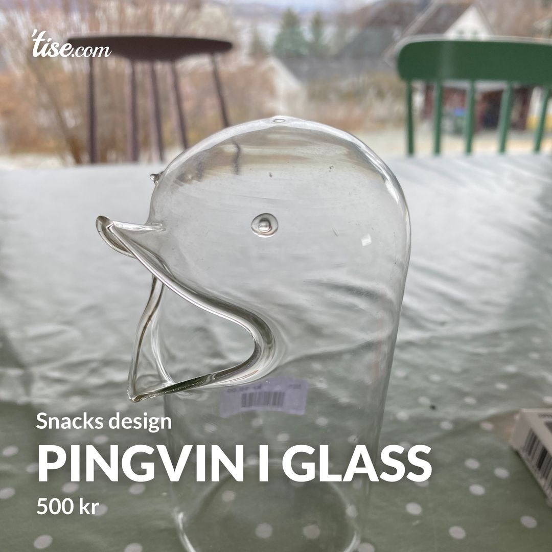 Pingvin i glass