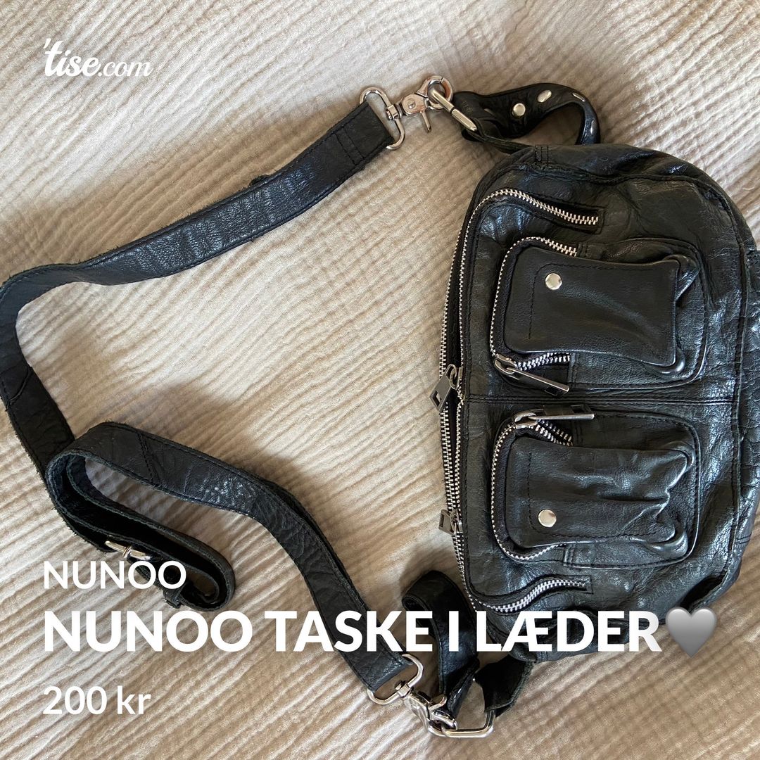 Nunoo taske i læder🩶