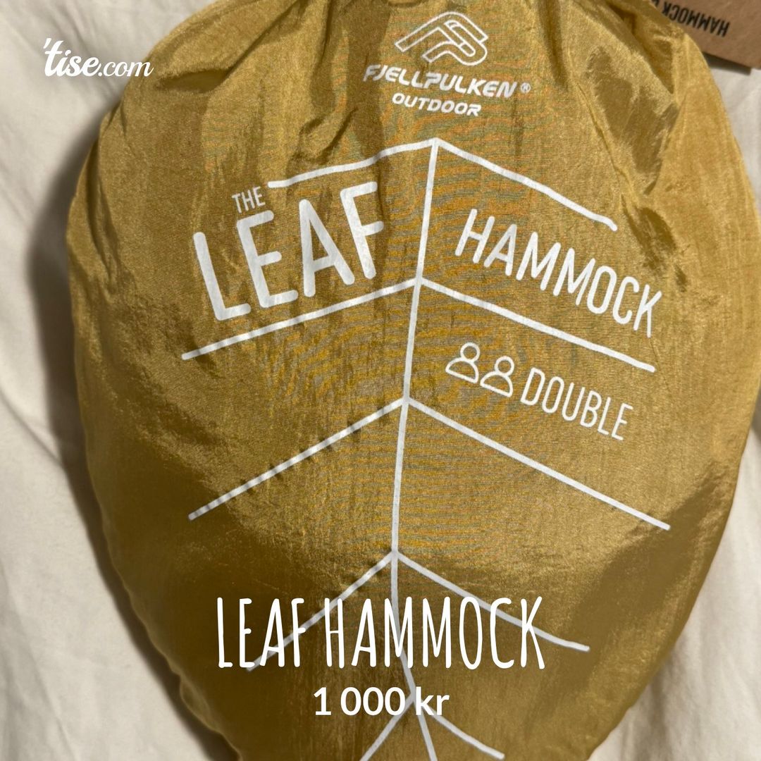 Leaf hammock