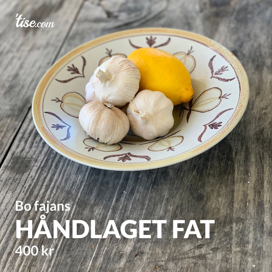 Håndlaget fat