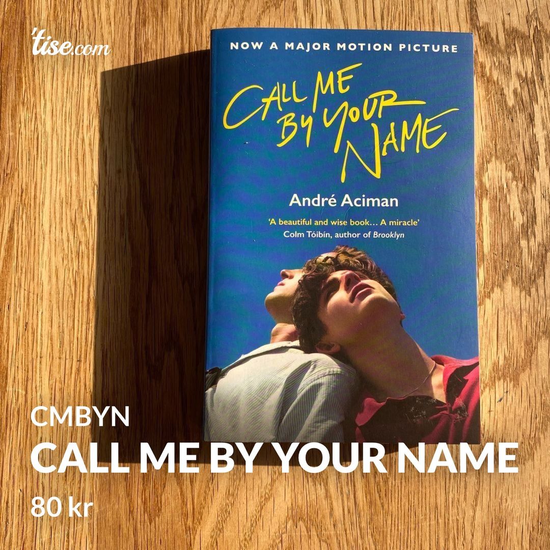 Call me by your name