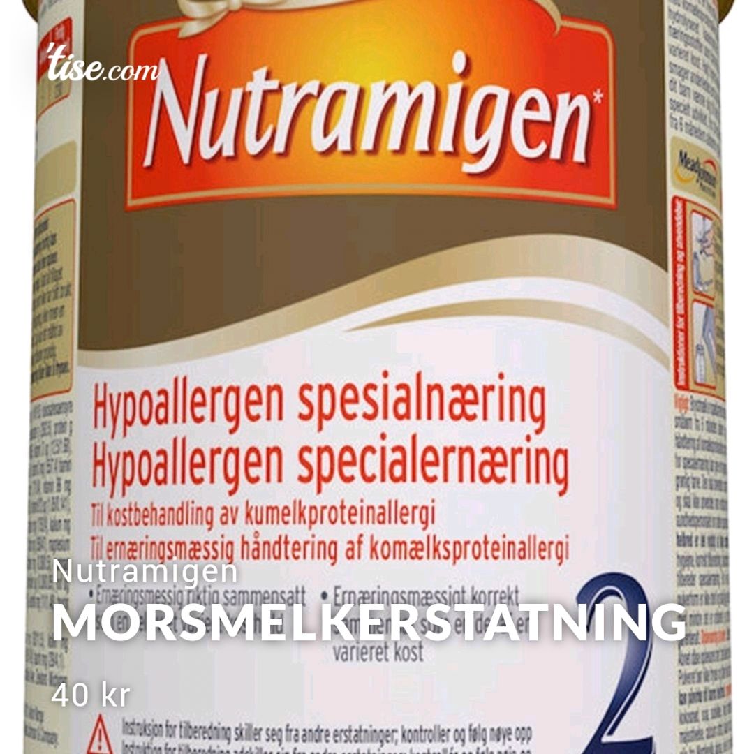 Morsmelkerstatning