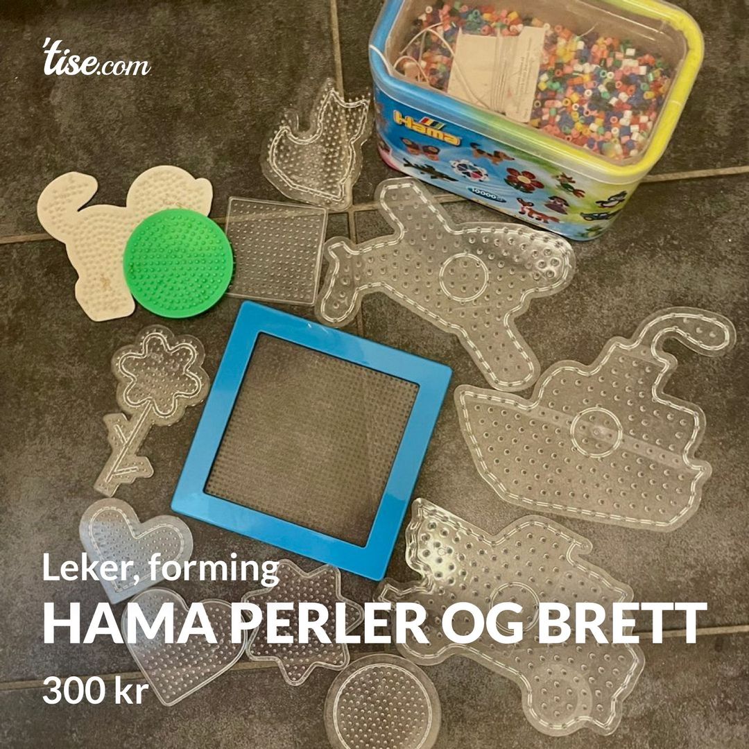 Hama perler og brett