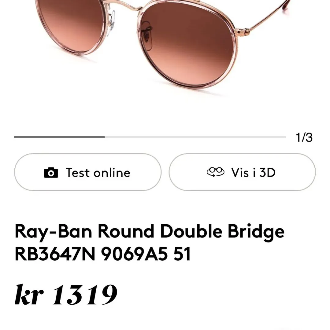 Ray ban rosegull