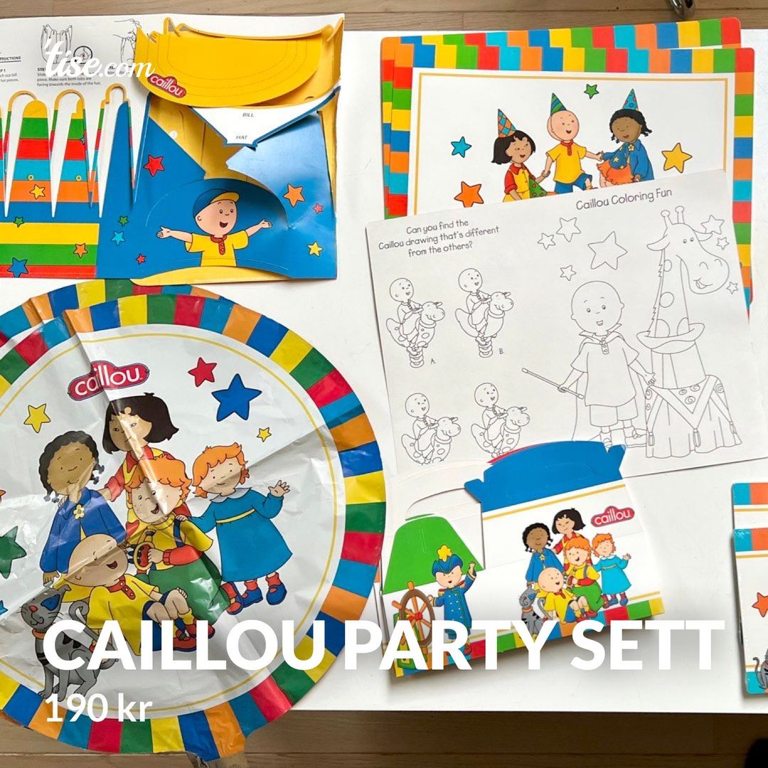 Caillou Party Sett