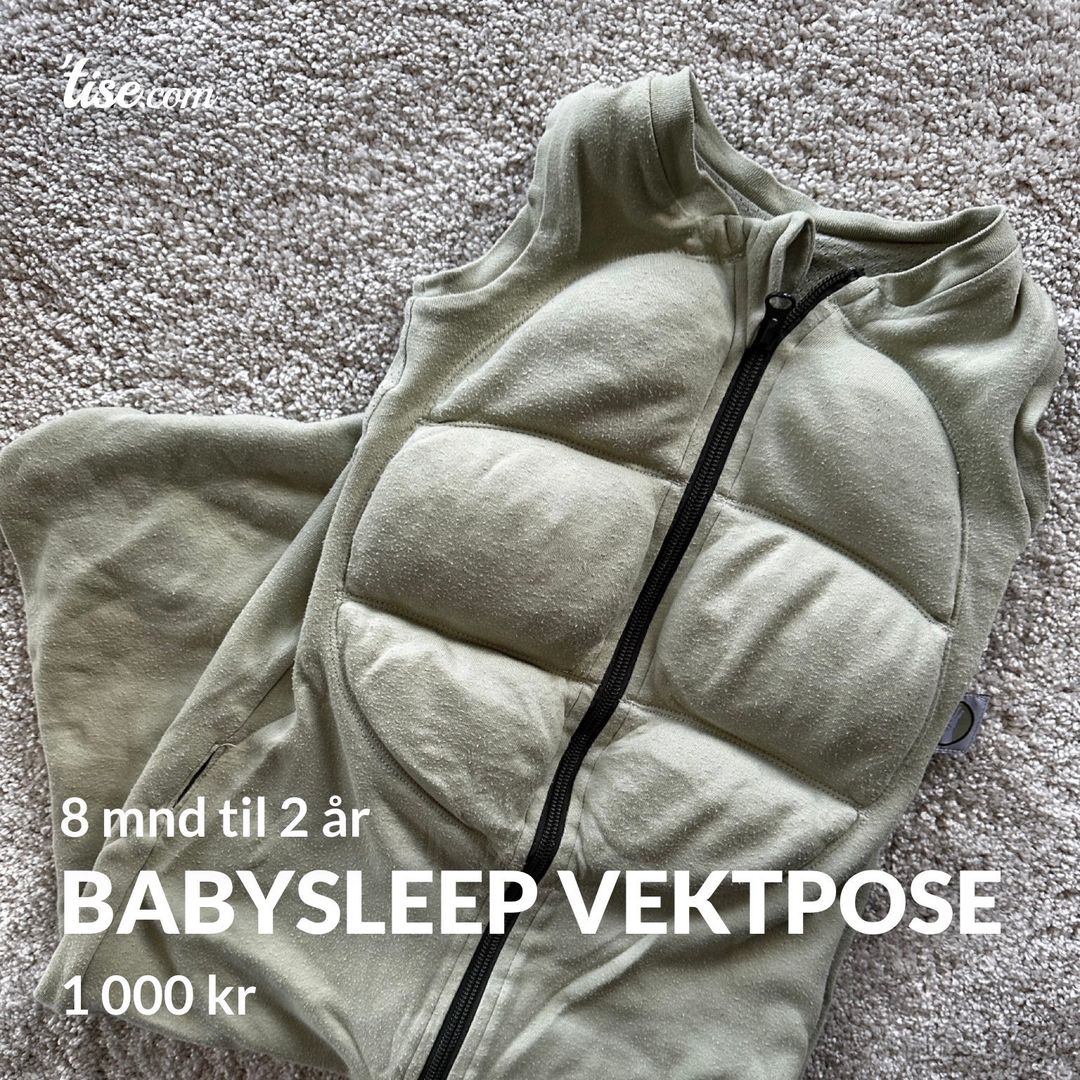 Babysleep vektpose