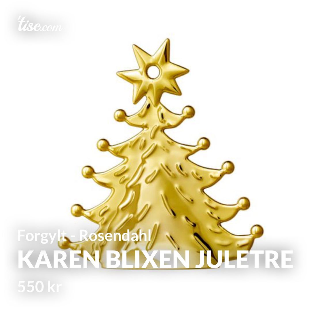 Karen Blixen juletre