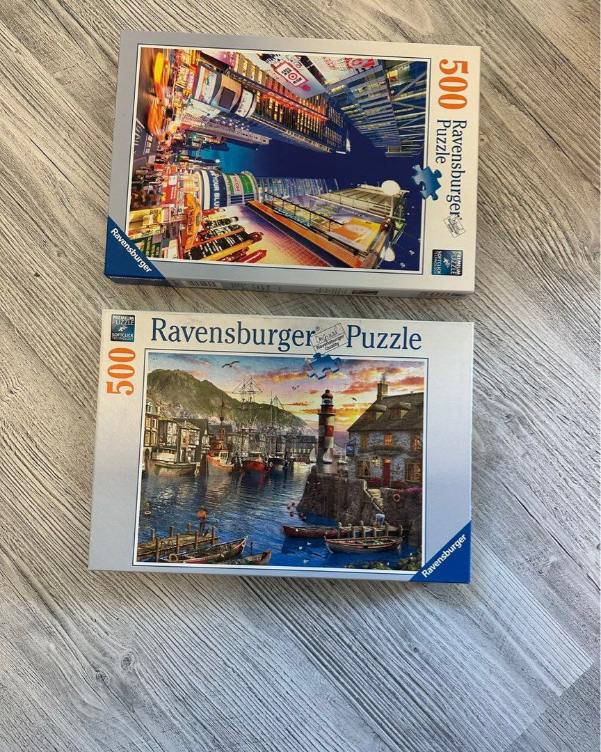 2 puslespill 500pc