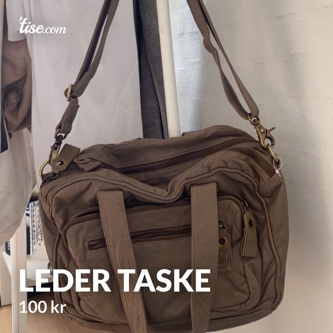 Leder taske