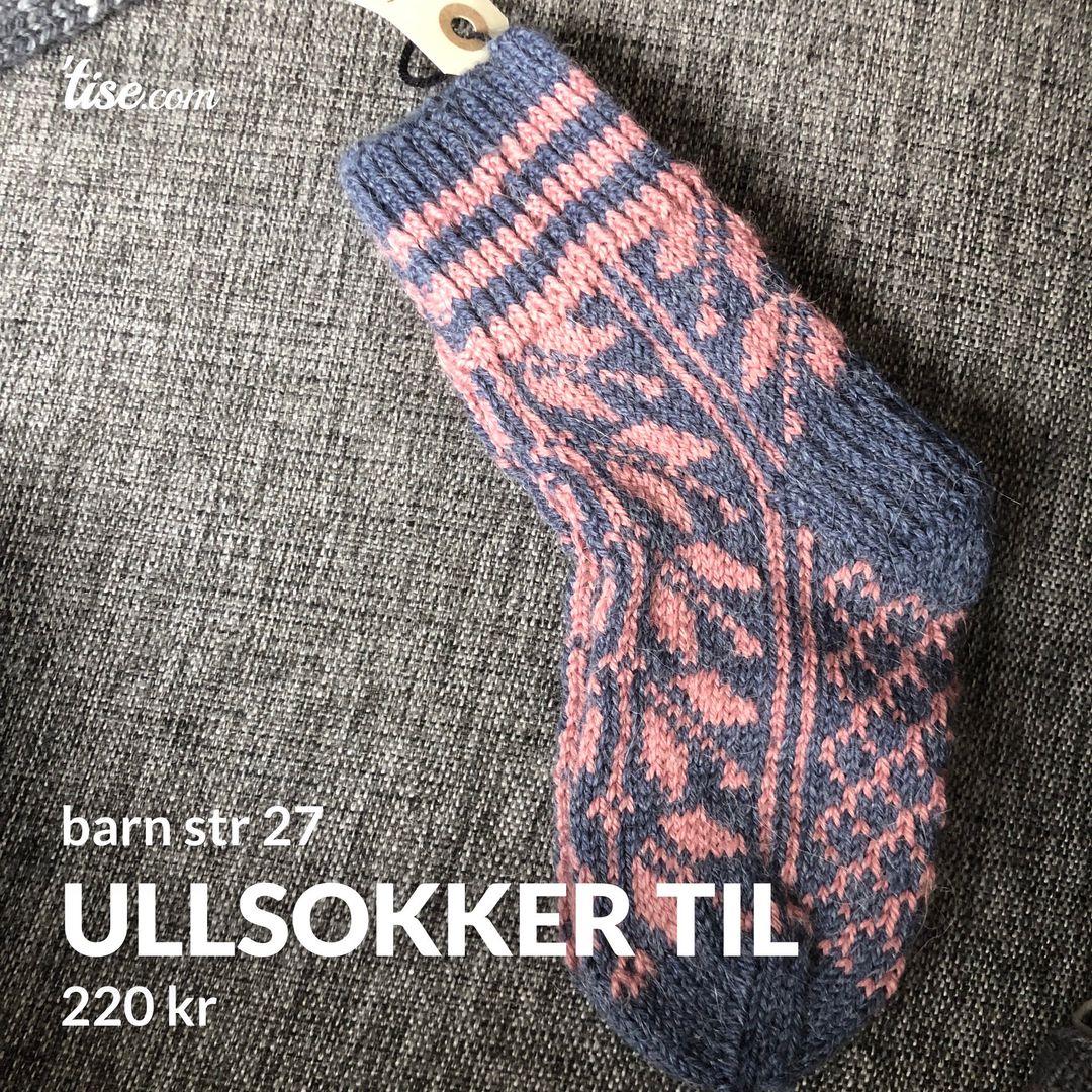 Ullsokker til