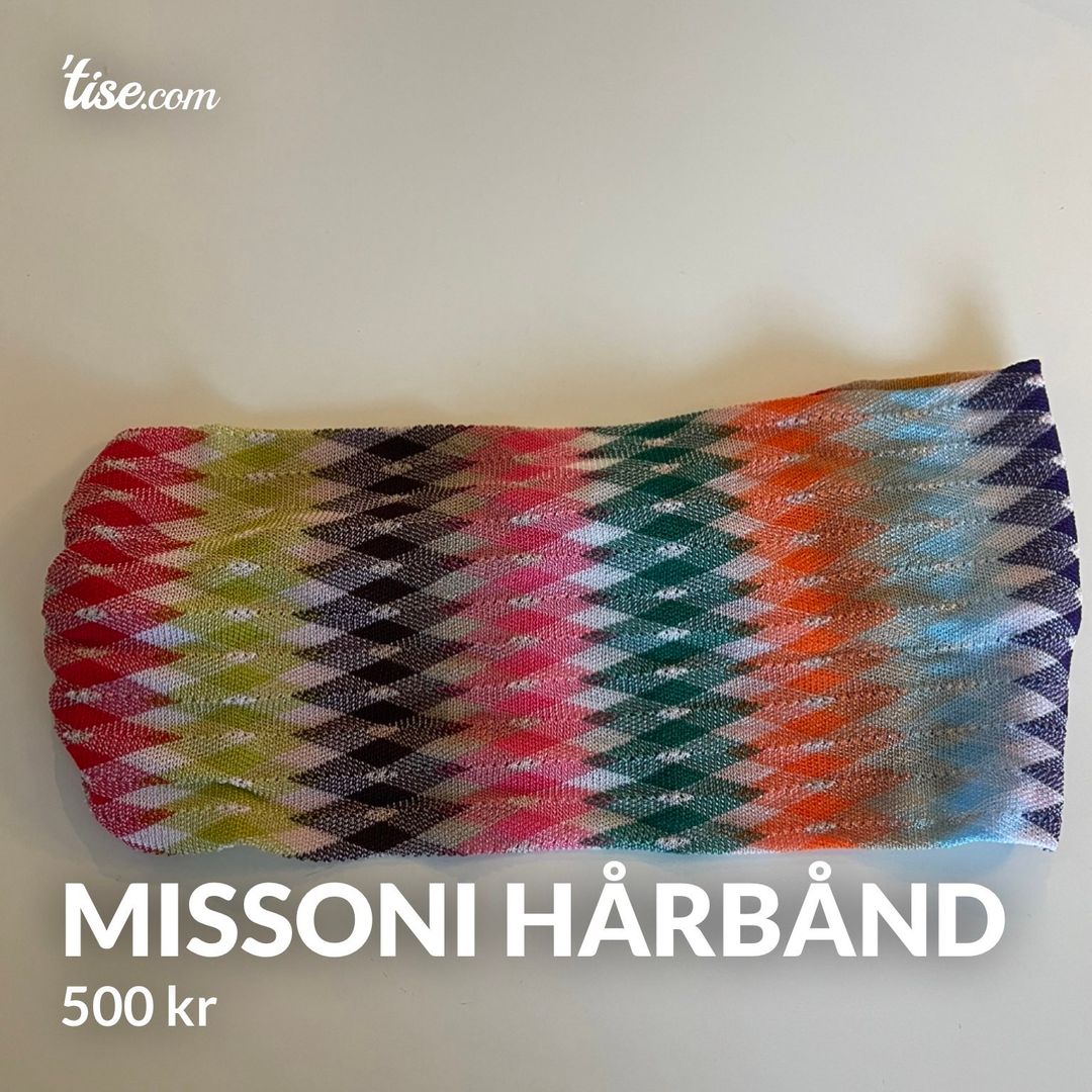 Missoni hårbånd