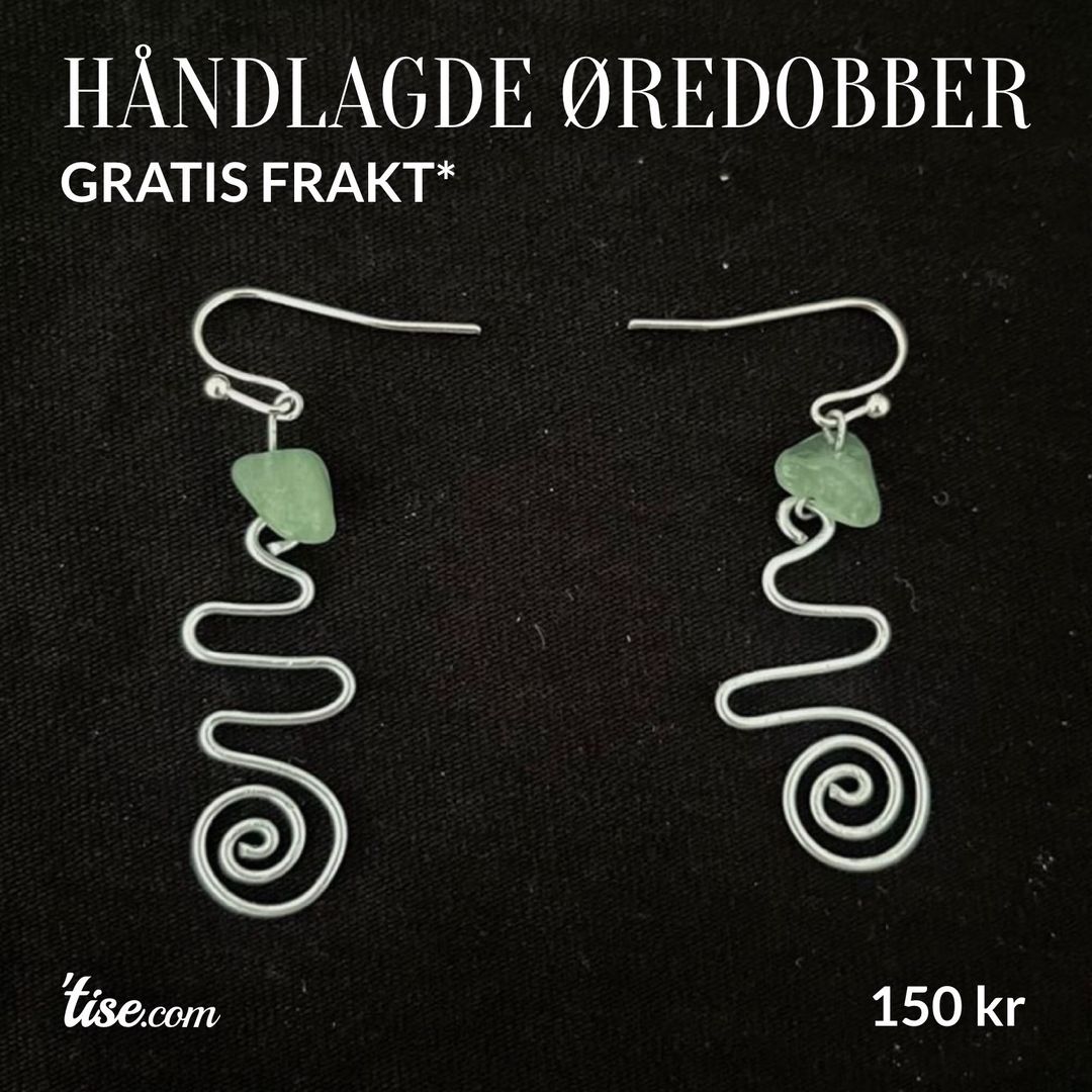 Håndlagde øredobber