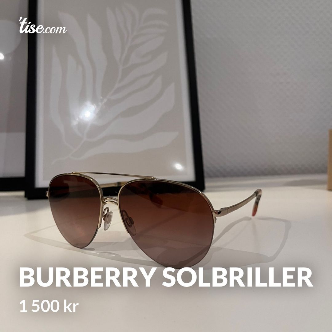 Burberry solbriller