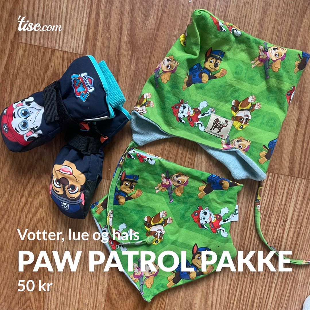 Paw patrol pakke