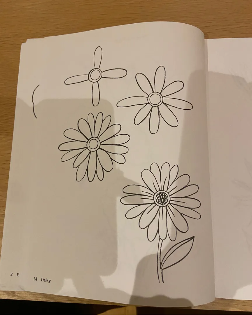 How to draw flowers