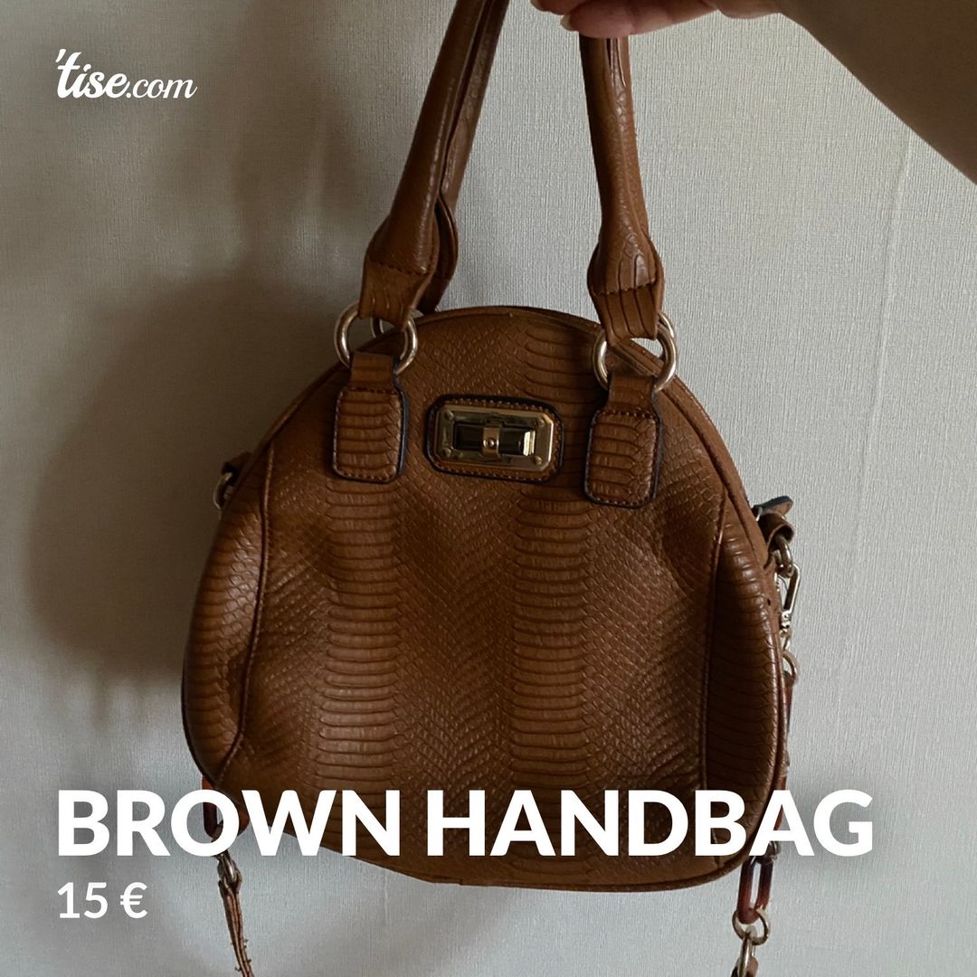 Brown handbag