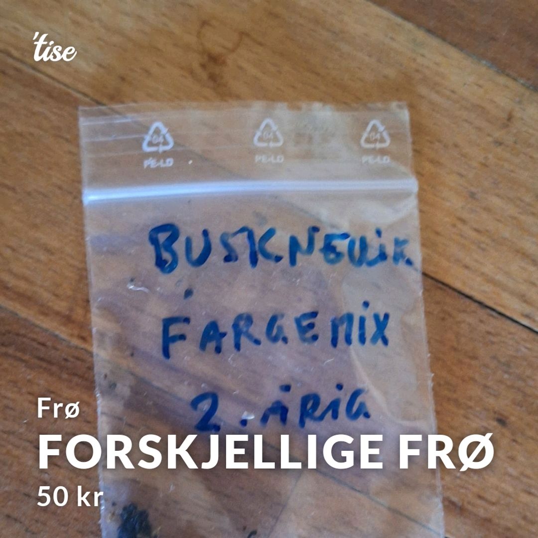 Forskjellige Frø