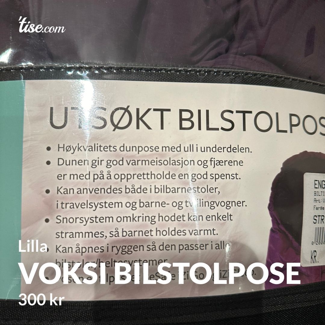 Voksi bilstolpose