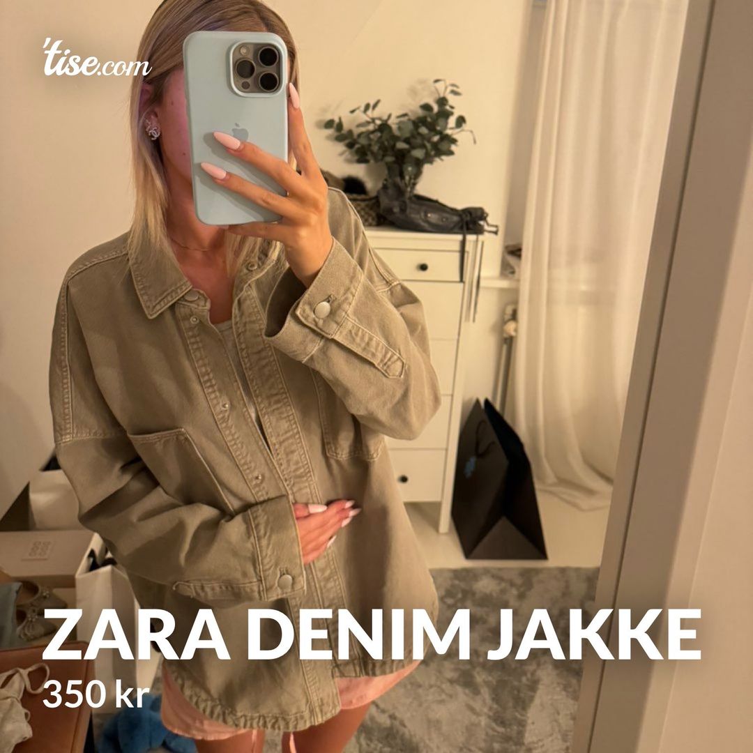 Zara denim jakke