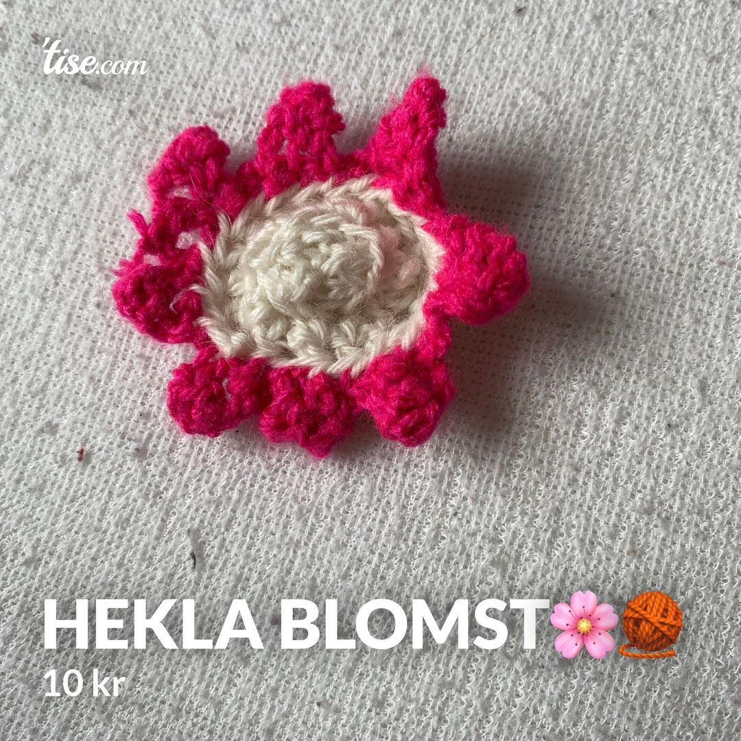 Hekla blomst🌸🧶