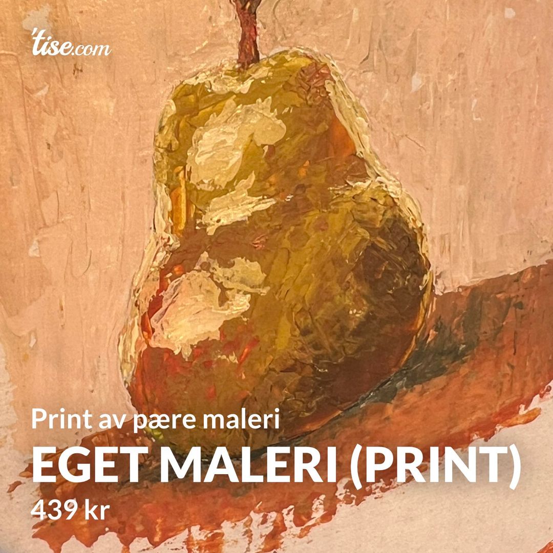 Eget maleri (print)