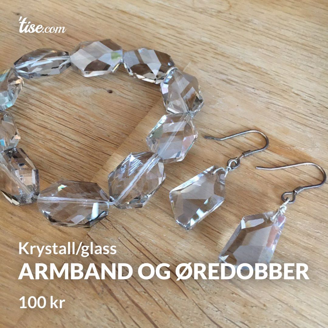 Armband og øredobber