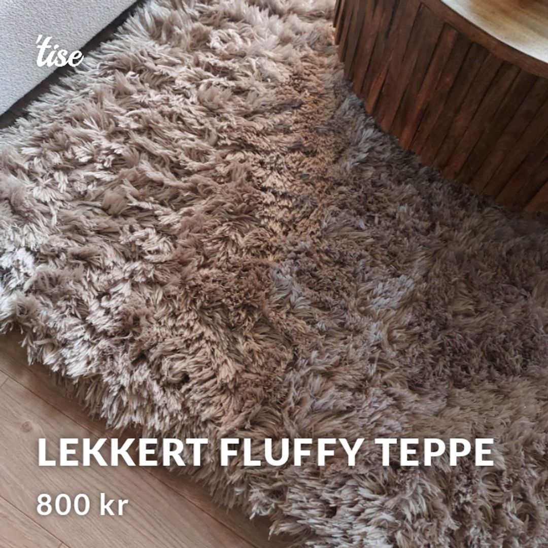 Lekkert Fluffy Teppe