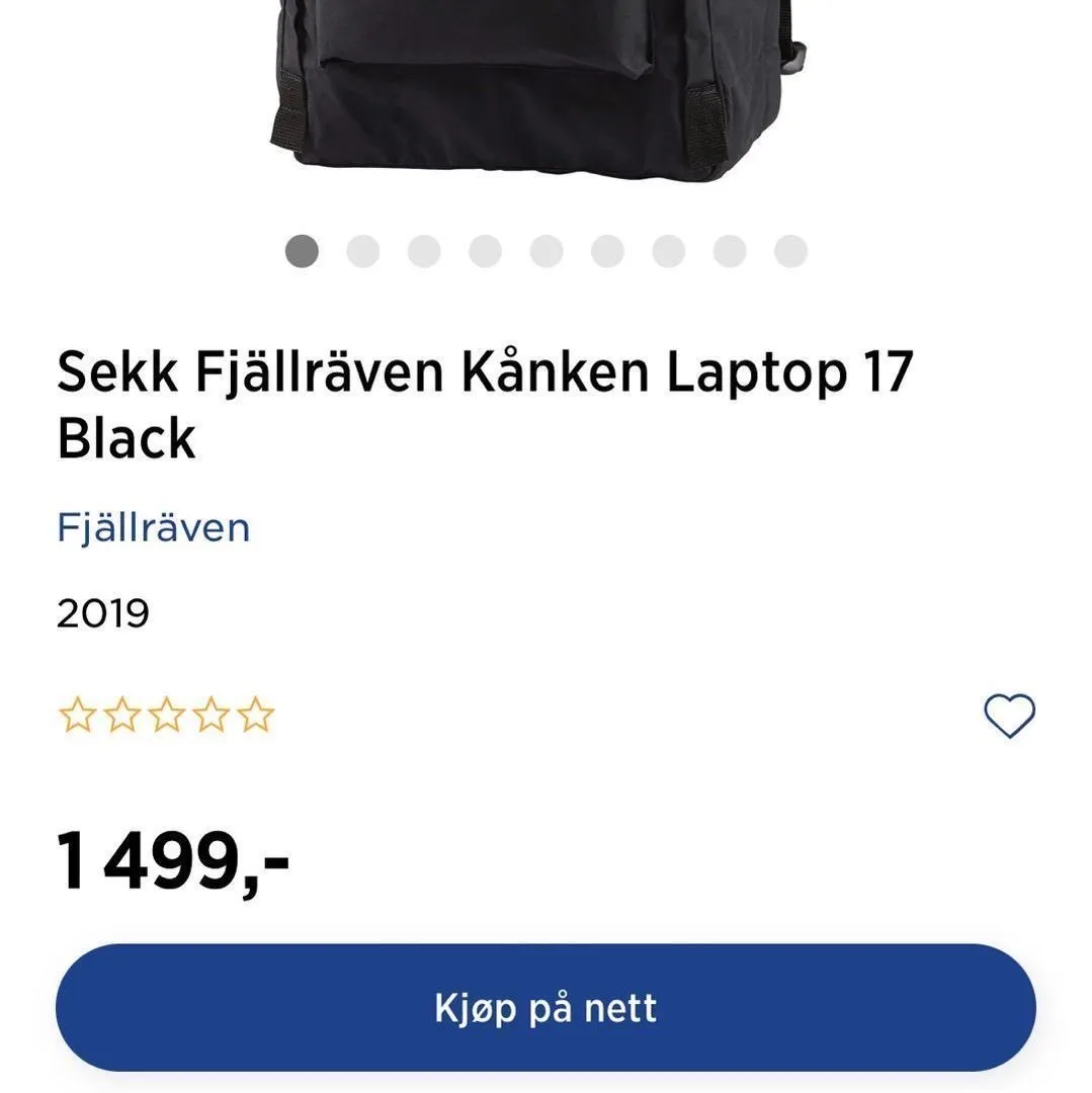 fjallraven sekk