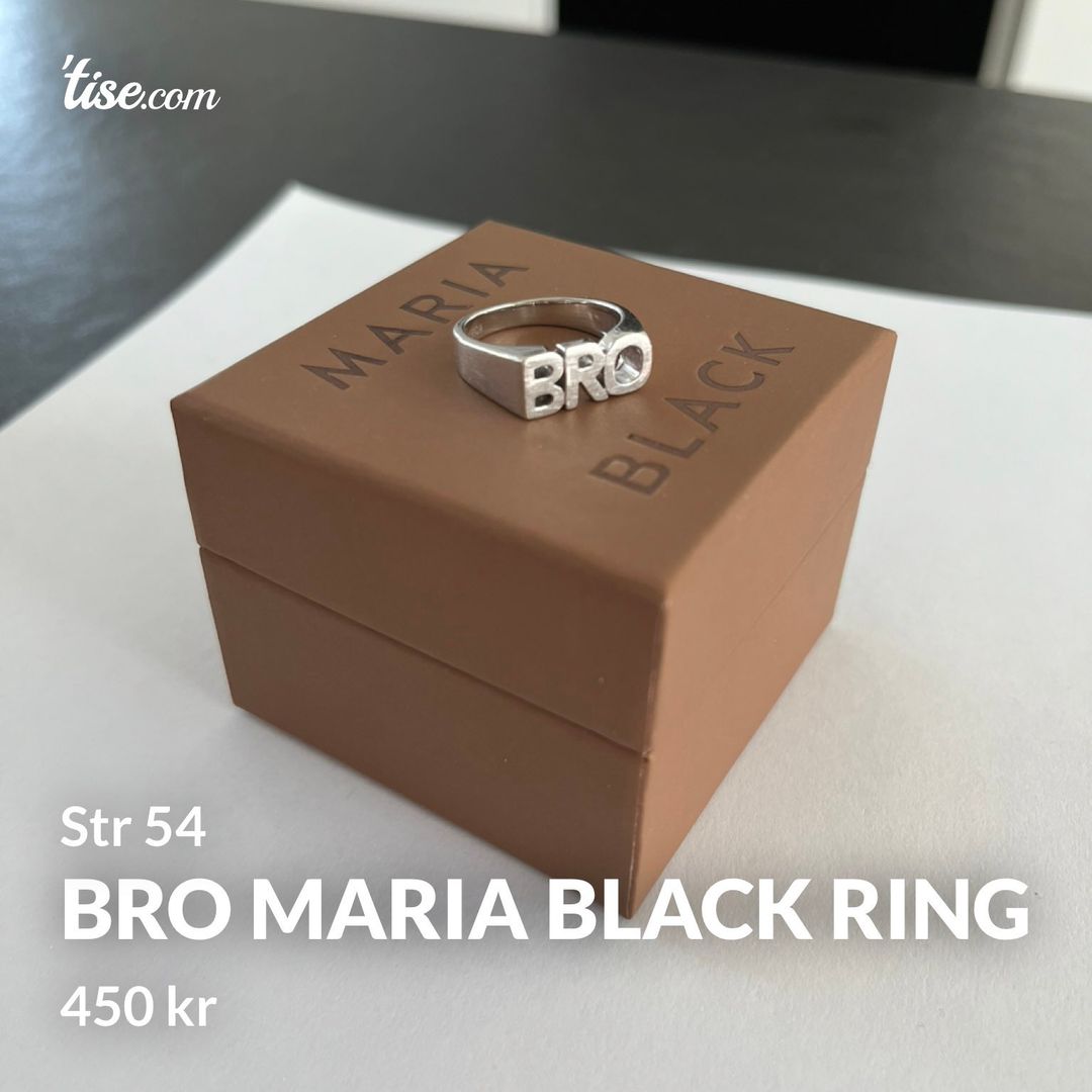 Bro Maria Black ring