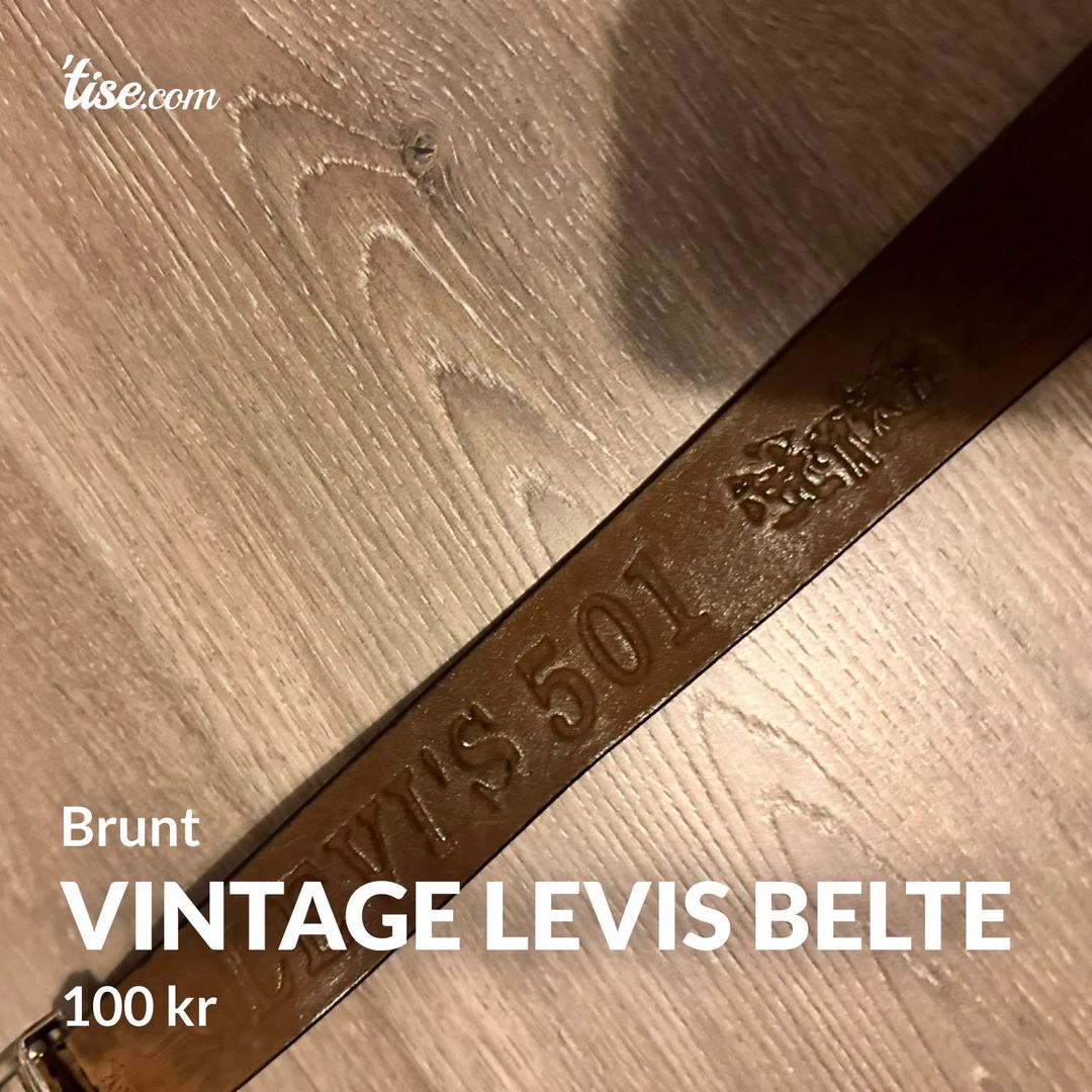 Vintage levis belte