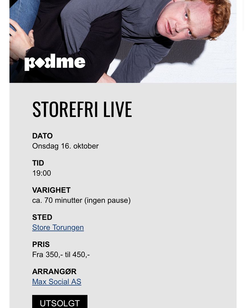 STOREFRI LIVE